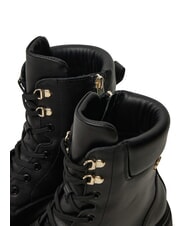 TOMMY HILFIGER LACE -UP BIKE Sk&oacute;rzane buty sznurowane czarny - Buty damskie - 3