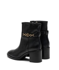 TOMMY HILFIGER TH CHAIN Sk&oacute;rzane botki z łańcuchem czarny - Buty damskie - 7