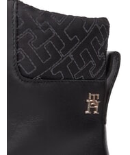 TOMMY HILFIGER CLEATED LACE-UP Botki sznurowane z wyściełanym kołnierzem czarny - Buty damskie - 4