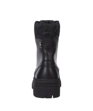 TOMMY HILFIGER CLEATED LACE-UP Botki sznurowane z wyściełanym kołnierzem czarny - Buty damskie - 6