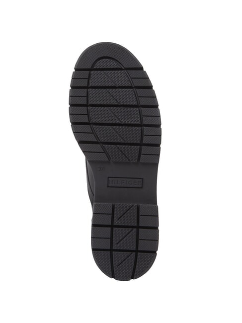 CLEATED LACE-UP Botki sznurowane z wyściełanym kołnierzem czarny - Buty damskie