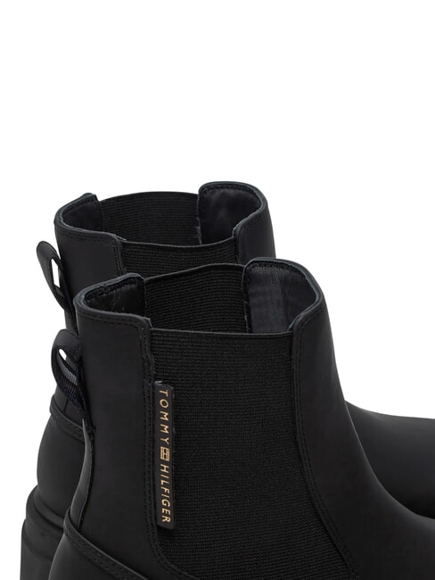 RUBBERISED CHEALSEA Botki z elastycznym panelem czarny - Buty damskie