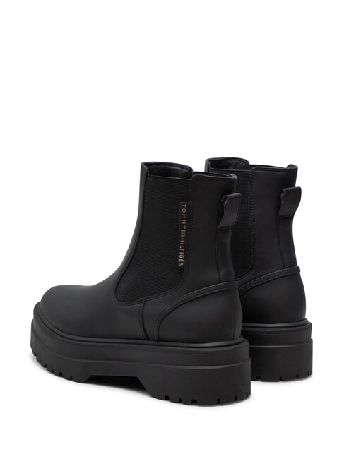RUBBERISED CHEALSEA Botki z elastycznym panelem czarny - Buty damskie
