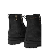 TOMMY HILFIGER BICOLOR Sk&oacute;rzane buty sznurowane czarny - Buty damskie - 4