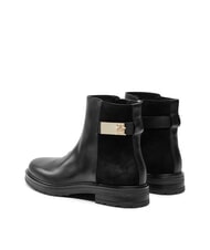 TOMMY HILFIGER TH Niskie botki zamszowe i sk&oacute;rzane czarny - Buty damskie - 5