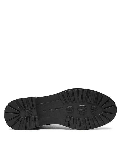 TH Niskie botki zamszowe i sk&oacute;rzane czarny - Buty damskie