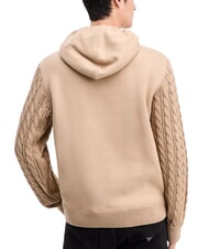 GUESS CONTRAST Bluza z kapturem pustynne błoto - Bluzy męskie - 2