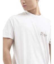GUESS SCRIPT LOGO Koszulka z kr&oacute;tkim rękawem i nadrukiem czysto biały - Koszulki męskie - 3