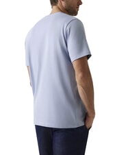 GUESS PATCH Koszulka bawełniana niebieski aureol - Koszulki męskie - 2