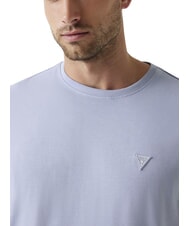 GUESS PATCH Koszulka bawełniana niebieski aureol - Koszulki męskie - 3