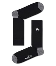 HAPPY SOCKS BLACK AND WHITE Zestaw prezentowy 4 pary skarpetek 9100 - Skarpetki męskie - 3