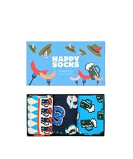 HAPPY SOCKS OKTOBERFEST Zestaw 3 par skarpetek 9000 - Skarpetki damskie - 3