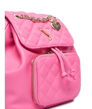 GUESS GIRL Mini pikowany plecak galaretkowa r&oacute;żowa - Torby damskie - 4