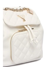 GUESS GIRL Mini pikowany plecak kremowy białawy - Torby damskie - 4