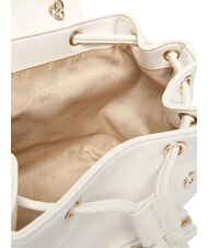 GUESS GIRL Mini pikowany plecak kremowy białawy - Torby damskie - 5