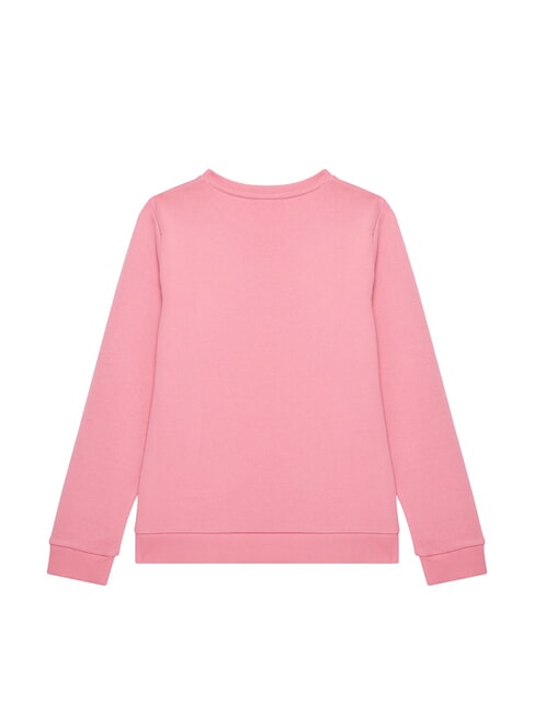 CORE KIDS Bluza z nadrukowanym logo w kształcie tr&oacute;jkąta galaretkowa r&oacute;żowa - Bluzy dziecięce