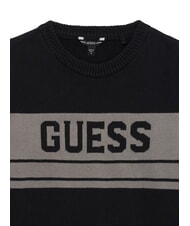 GUESS KIDS MINI ME Sweter z okrągłym dekoltem i logo odrzutowiec - Swetry dziecięce - 3