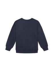 GUESS KIDS Bluza z okrągłym dekoltem i haftowanym logo - Bluzy dziecięce