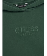 GUESS KIDS Bluza dziecięca z kapturem i kieszenią zielony powr&oacute;t - Bluzy dziecięce - 3