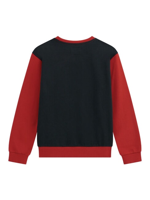 LS ACTIVE Bluza dziecięca z okrągłym dekoltem pikantny czerwony - Bluzy dziecięce