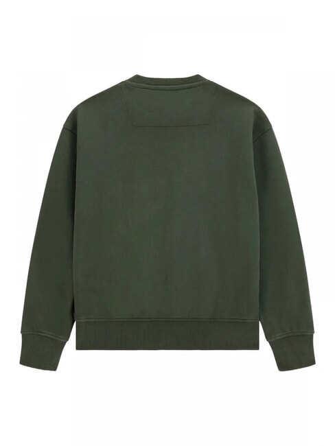 KIDS Bluza dziecięca z haftowanym logo zielenina dżungli - Bluzy dziecięce