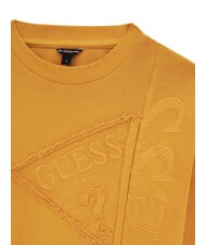 GUESS KIDS Bluza dziecięca z haftowanym logo złoto wydmowe - Bluzy dziecięce - 3
