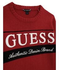 GUESS KIDS Sweter dziecięcy z okrągłym dekoltem chili czerwone - Swetry dziecięce - 3