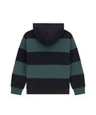 GUESS KIDS Dziecięca bluza z kapturem w paski - Bluzy dziecięce