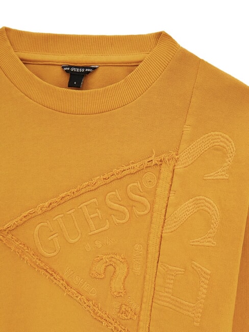 KIDS Bluza dziecięca z haftowanym logo złoto wydmowe - Bluzy dziecięce