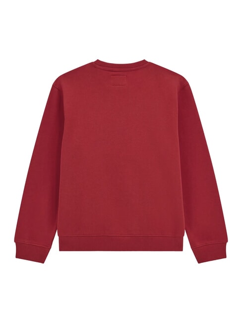 KIDS Bluza z okrągłym dekoltem dla niemowląt z nadrukiem misia chili czerwone - Bluzy dziecięce