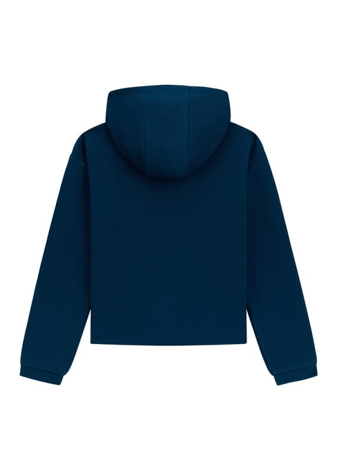 KIDS MINI ME Bluza z kapturem z logo piwonii piwonia m opal - Bluzy dziecięce
