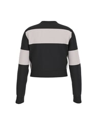 GUESS KIDS Bluza w paski z okrągłym dekoltem i logo - Bluzy dziecięce