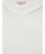 GUESS KIDS Bluza z kapturem i kieszenią czysto biały - Bluzy dziecięce - 3
