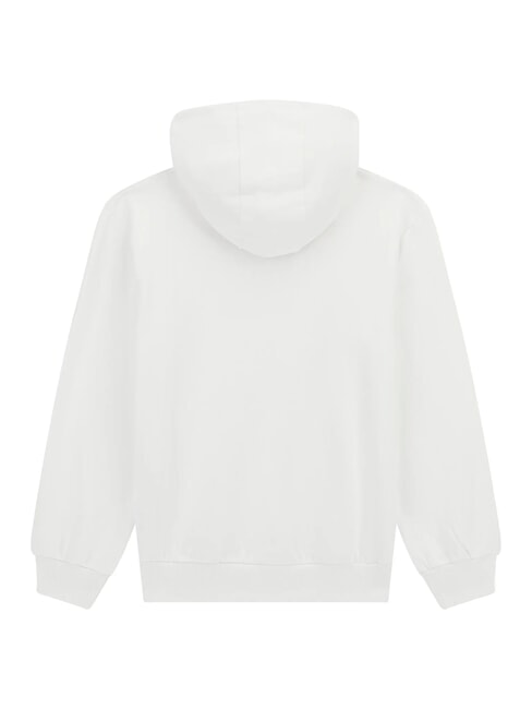 KIDS Bluza z kapturem i kieszenią czysto biały - Bluzy dziecięce