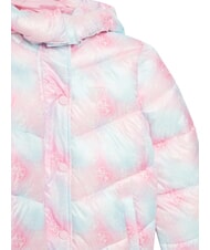 GUESS KIDS Kurtka pikowana z kapturem tęczowy zestaw multi - Kurtki dziecięce - 4