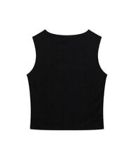 GUESS KIDS MINI ME Dziewczęcy top bez rękaw&oacute;w z nadrukowanym logo - Koszulka dziecięca