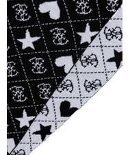 GUESS KIDS Zestaw czapka i szalik 4g czarny żakard - Czapki dziecięce - 4