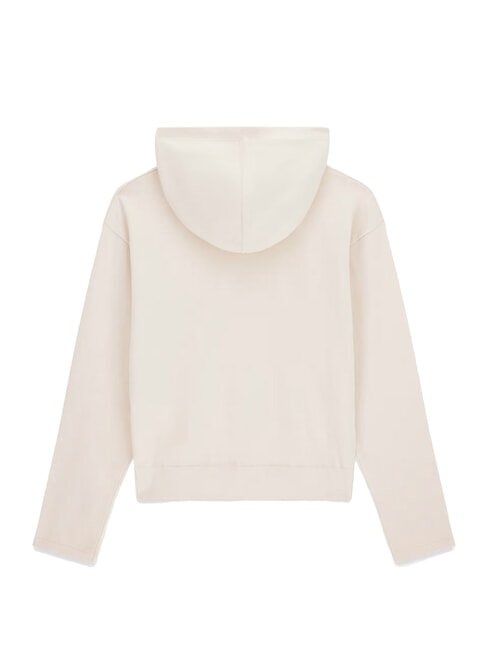 KIDS Bluza z kapturem z haftowanym logo Toskański piasek - Bluzy dziecięce