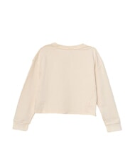GUESS KIDS Bluza dziewczęca z okrągłym dekoltem i haftowanym logo - Bluzy dziecięce