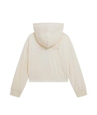 GUESS KIDS Dziewczęca bluza z kapturem zapinana na suwak - Bluzy dziecięce