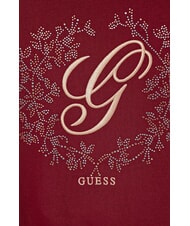 GUESS KIDS Bluza dziewczęca z okrągłym dekoltem czerwony balowy - Bluzy dziecięce - 3
