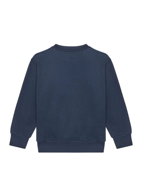 KIDS ACTIVE Bluza dziewczęca z okrągłym dekoltem inteligentnyniebieski - Bluzy dziecięce