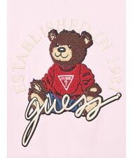 GUESS KIDS ACTIVE Bluza dziewczęca z okrągłym dekoltem wata cukrowa r&oacute;żowa - Bluzy dziecięce - 3