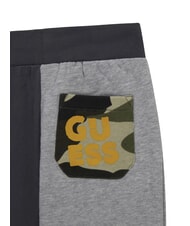 GUESS KIDS MINI ME Komplet dresowy dla dziecka z bluzą i spodniami kombinacja odcieni szarości - Dresy dziecięce - 5