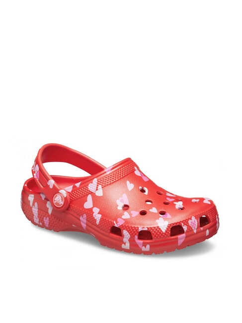 CLASSIC VDAY Damskie kapcie-chodaki wiśniowo-czerwony - Buty uniseks