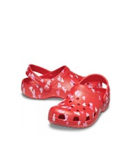 CROCS CLASSIC VDAY Damskie kapcie-chodaki wiśniowo-czerwony - Buty uniseks - 6