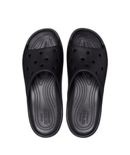 CROCS CLASSIC PLATFORM Damskie kapcie na platformie czarny - Buty damskie - 3