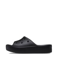 CROCS CLASSIC PLATFORM Damskie kapcie na platformie czarny - Buty damskie - 4