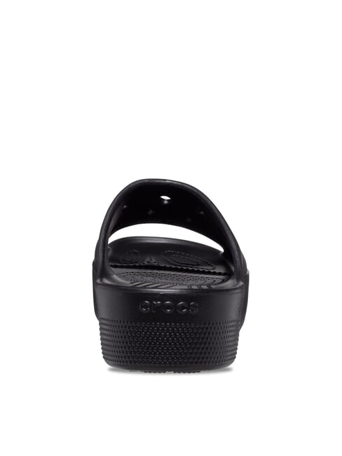 CLASSIC PLATFORM Damskie kapcie na platformie czarny - Buty damskie