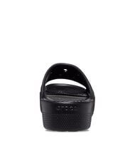 CROCS CLASSIC PLATFORM Damskie kapcie na platformie czarny - Buty damskie - 5